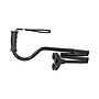 Medline 4U Adjustable Small Quad Offset Handle Folding Cane, Black (4UCANE)~#|#~sp316758135_sc7
