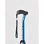 Medline TriGlide Adjustable Small Quad Offset Handle Folding Cane, Blue (TGLCANEB)~#|#~sp316758208_sc7