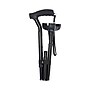 Medline TriGlide Adjustable Small Quad T-Handle Folding Cane, Black (TGLCANE)~#|#~sp316758256_sc7