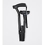 Medline TriGlide Adjustable Small Quad T-Handle Folding Cane, Black (TGLCANE)~#|#~sp316758269_sc7