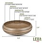 LEXA by Joyce Chen 12-In. Bamboo Fruit Bowl, Black/Natural (LX12FRB-BKB)~#|#~sp316760313_sc7