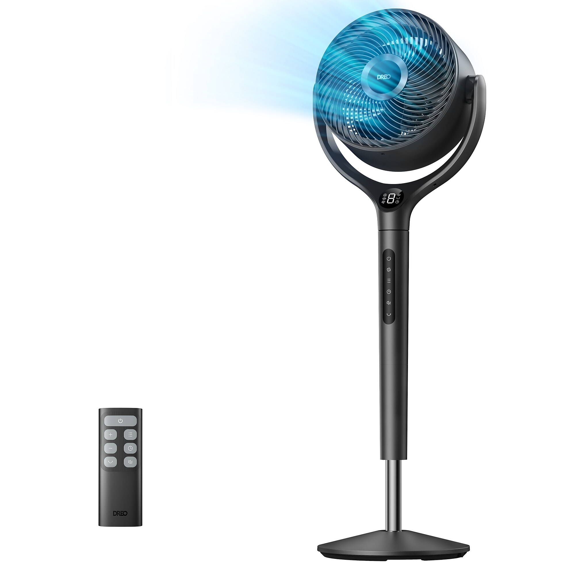 Dreo Oscillating Pedestal Fan, 9-Speed, Black (DRHPF023) Sansujyuku sansujyuku.com