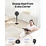 Dreo 9" Oscillating Pedestal Fan, 9-Speed, Black (DRHPF023)~#|#~sp316760879_sc7