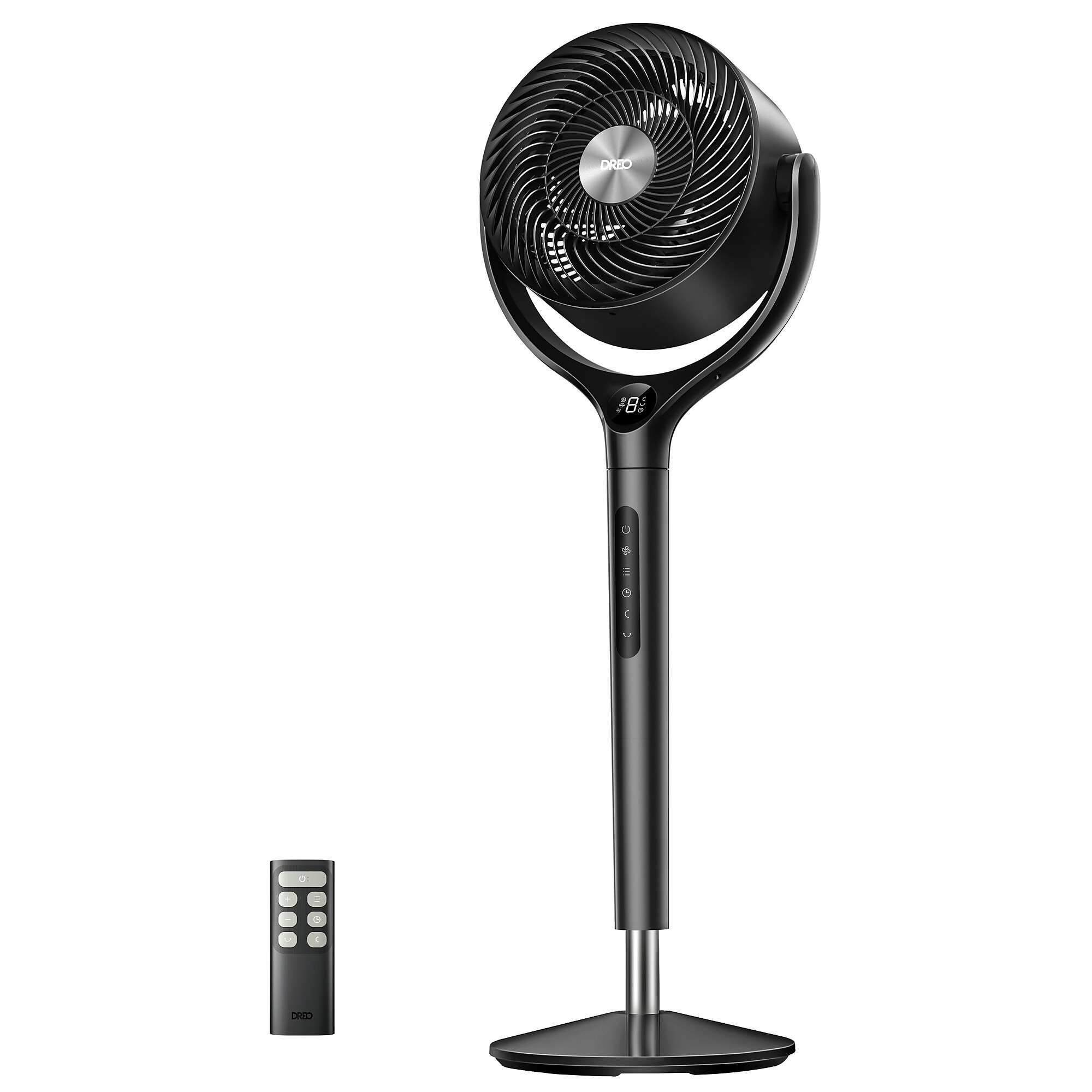 Dreo 9″ Oscillating Pedestal Fan, 9-Speed, Black (DRHPF022) Simolary simolary.com