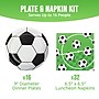 Say Hooray! Birthday Sport Spirit Soccer Tableware Kit, Serves 16 Guests (DTC0074ESOC2G)~#|#~sp316865863_sc7