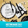 Say Hooray! Golden Wishes 40th Birthday Tableware Kit, Serves 16 Guests(DTC9506E402G)~#|#~sp316865882_sc7