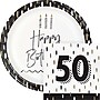 Say Hooray! Golden Wishes 50th Birthday Tableware Kit, Serves 16 Guests (DTC9506E502G)~#|#~sp316865887_sc7