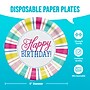 Say Hooray! Birthday Brights Tableware Kit, Serves 16 Guests (DTC0071E2G)~#|#~sp316865920_sc7
