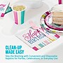 Say Hooray! Birthday Brights Tableware Kit, Serves 16 Guests (DTC0071E2G)~#|#~sp316865925_sc7