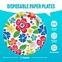 Say Hooray! Birthday Abundant Florals Tableware Kit, Serves 16 Guests (DTC0070E2G)~#|#~sp316865940_sc7
