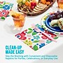 Say Hooray! Birthday Abundant Florals Tableware Kit, Serves 16 Guests (DTC0070E2G)~#|#~sp316865946_sc7