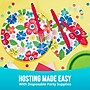 Say Hooray! Birthday Abundant Florals Tableware Kit, Serves 16 Guests (DTC0070E2G)~#|#~sp316865947_sc7