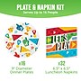 Say Hooray! Birthday Sport Spirit Tableware Kit, Serves 16 Guests (DTC0074E2G)~#|#~sp316865952_sc7