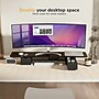 Mount-It! Extra Wide Monitor Riser with Drawers and Shelf, Holds up to 66 lbs., Dark Brown, (MI-7367)~#|#~sp316928499_sc7