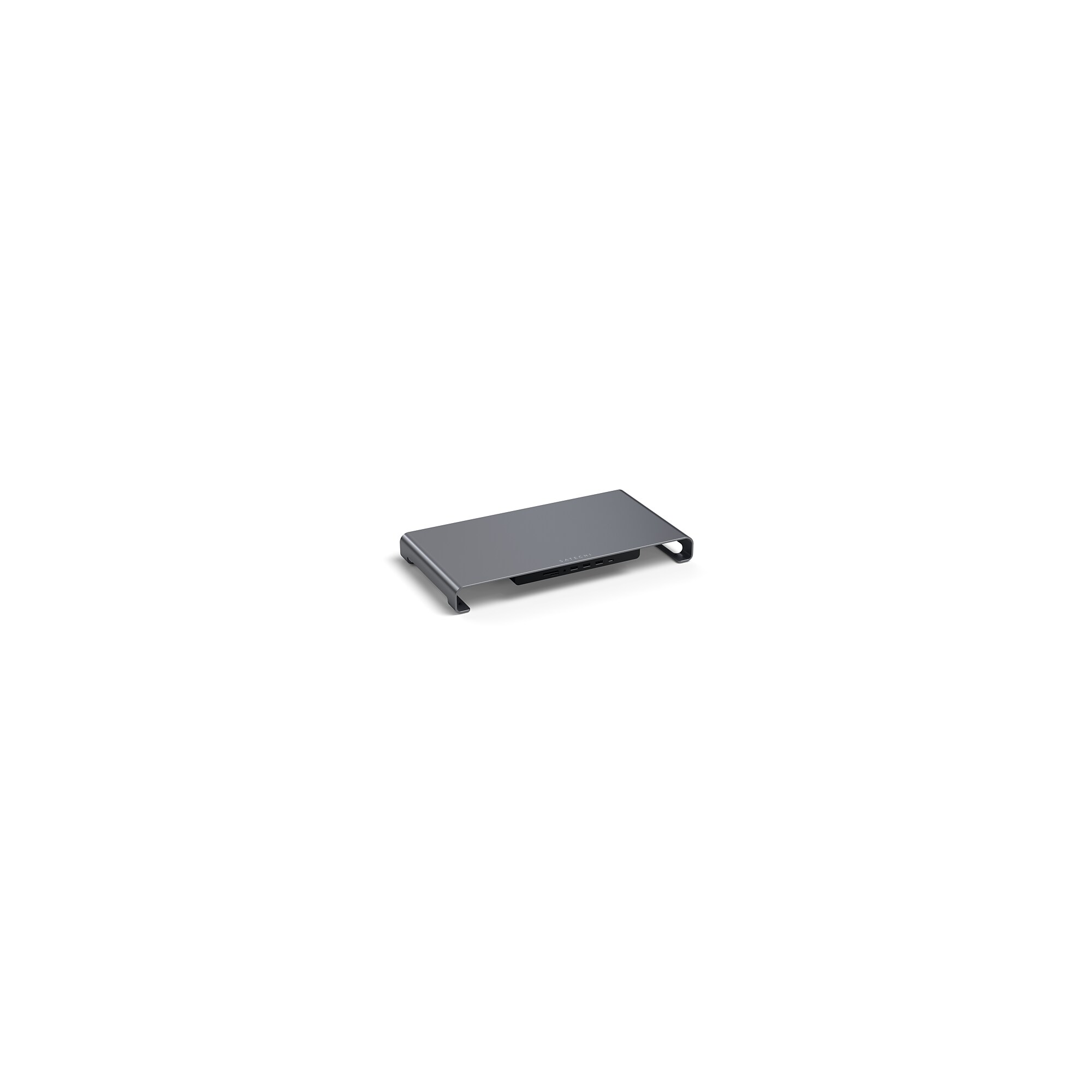 Satechi USB-C Monitor Stand Hub XL for Monitors up to 31 lbs., Space Gray (ST-UCSHXLM) Sansujyuku sansujyuku.com