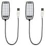 Excello Brands USB LED Flexible Light, Black, 2/Pack (USB-LED-LG-BK-2)~#|#~sp317097624_sc7