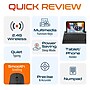 Delton T42 Wireless Keyboard and M42 Optical Mouse Combo, Black (DKBMT42-WB)~#|#~sp317286817_sc7