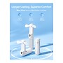 JisuLife Life8X Handheld Fan, White, 2/Kit (FHL08POWH-KIT-2)~#|#~sp317346973_sc7
