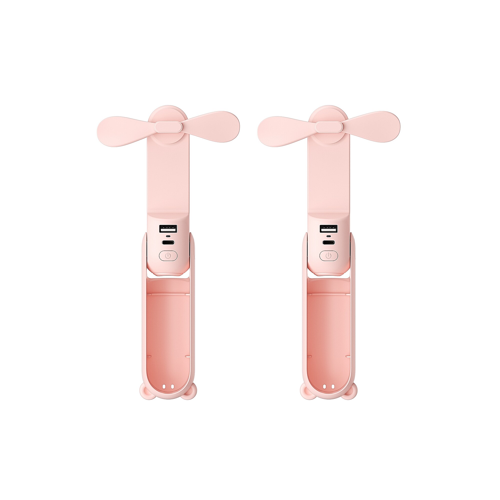 JisuLife Life8X Handheld Fan, Pink, 2/Kit (FHL08POPK-KIT-2) Sansujyuku sansujyuku.com