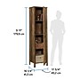 Sauder Select 71"H Storage Cabinet with 4 Shelves, Rural Pine (443655)~#|#~sp317347205_sc7