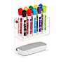 Mind Reader Magnetic Dry Erase Marker Holder, Whiteboard Organizer with Eraser Shelf, Holds 10 Markers, Clear (WBSLOT-CLR)~#|#~sp317424960_sc7