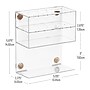 Mind Reader Magnetic Dry Erase Marker Holder, Whiteboard Organizer with Eraser Shelf, Holds 10 Markers, Clear (WBSLOT-CLR)~#|#~sp317424962_sc7