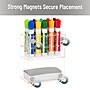 Mind Reader Magnetic Dry Erase Marker Holder, Whiteboard Organizer with Eraser Shelf, Holds 10 Markers, Clear (WBSLOT-CLR)~#|#~sp317424964_sc7