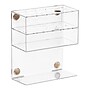 Mind Reader Magnetic Dry Erase Marker Holder, Whiteboard Organizer with Eraser Shelf, Holds 10 Markers, Clear (WBSLOT-CLR)~#|#~sp317424966_sc7