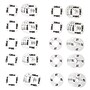 NAHANCO Round Clothing Dividers, White, 50/Kit (CWBKIT6)~#|#~sp317425123_sc7
