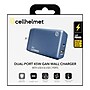 cellhelmet Dual-Port GaN USB-C/A Wall Charger, 45W, Gunmetal Gray (PB-220)~#|#~sp317425576_sc7
