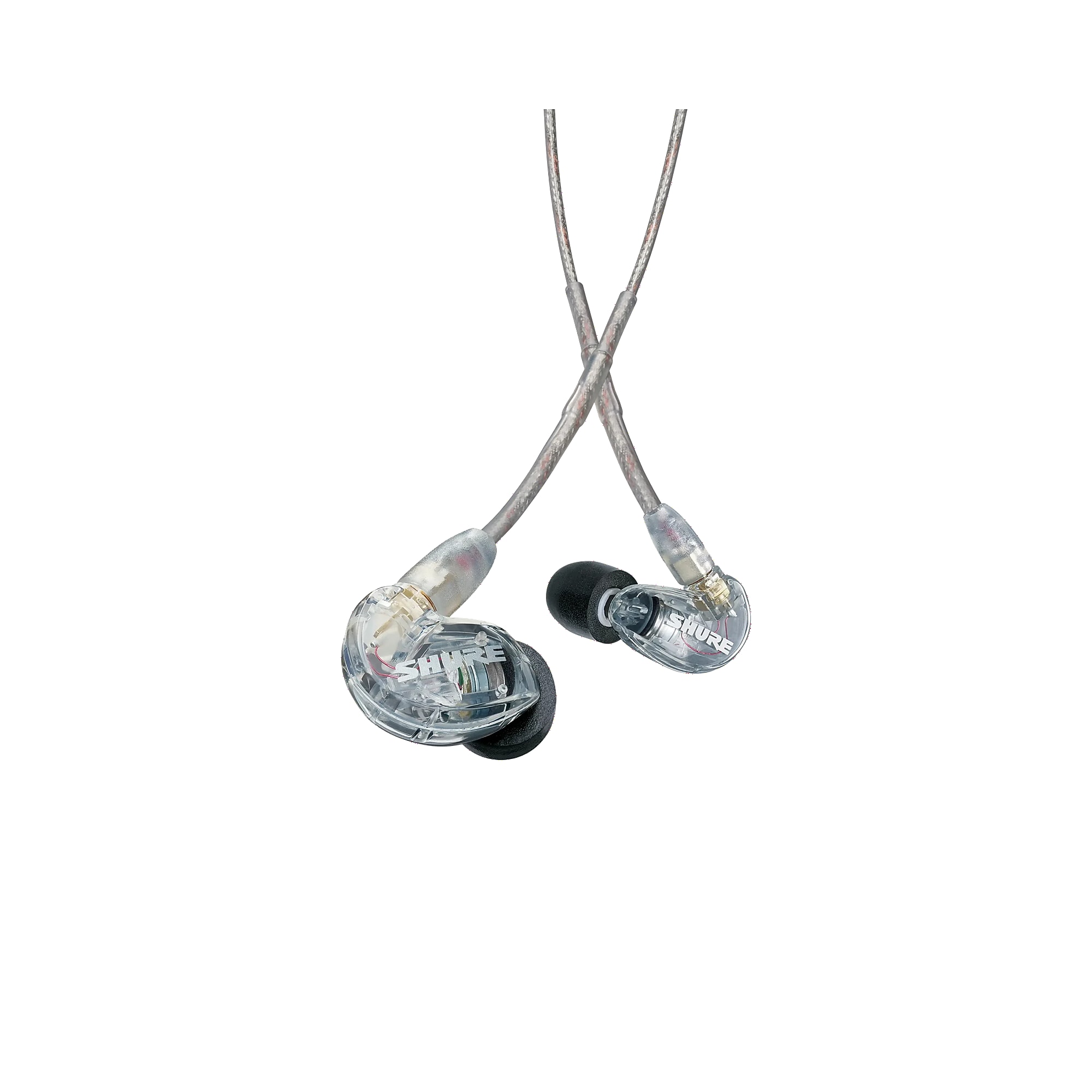 Shure Professional Sound Isolating Earbuds Headphones, Clear (SE215-CL) Sansujyuku sansujyuku.com