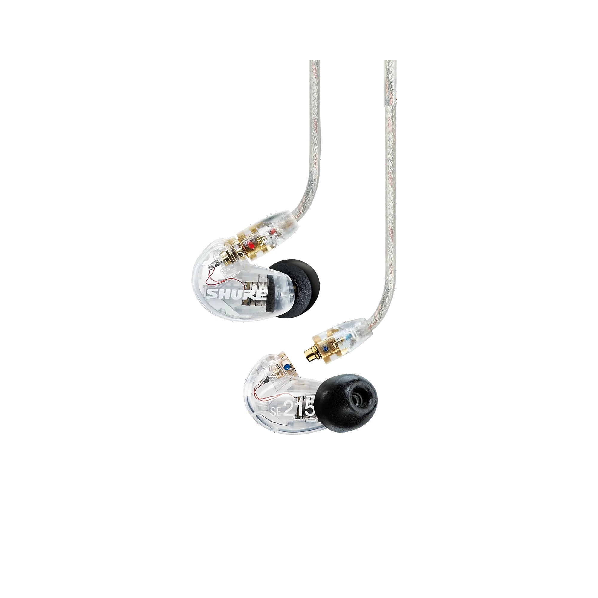 Shure Professional Sound Isolating Earbuds Headphones, Clear (SE215-CL) Sansujyuku sansujyuku.com