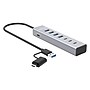 Manhattan 7-Port Universal USB-C 3.0/USB-A Combo Hub (181136)~#|#~sp317426878_sc7
