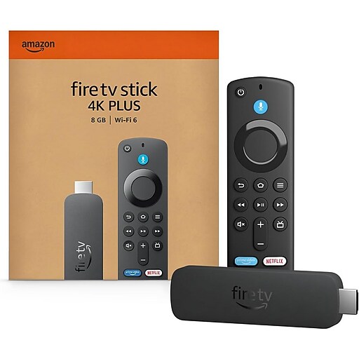 Amazon Fire TV Stick 4K Plus Streaming Media Player, Black