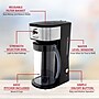 Brentwood 8-Cups Automatic Iced Tea & Coffee Maker, Black (KITBTWOTDZ01)~#|#~sp317441893_sc7