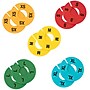 NAHANCO Colorful Round Clothing Size Dividers, 5 Mixed Colors with Black Print; XS-XL Kit, 10 pieces (5 sizes, 2 pcs each)~#|#~sp317482386_sc7