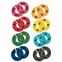 NAHANCO Colorful Round Clothing Size Dividers, 8 Mixed Colors with Black Print; XXS-XXXL Kit, 16 pieces (8 sizes, 2 pcs each)~#|#~sp317482391_sc7