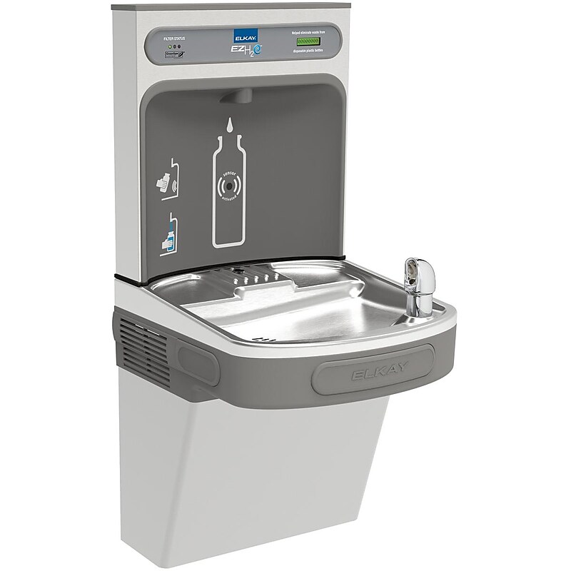 Elkay EZH2O Bottle Filling Station with Single ADA Cooler, Filtered 8 GPH Stainless (LZS8WSVRSK) image 1