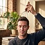 Brookstone Handheld Scalp Massager, Wood (WL1175-BRA)~#|#~sp317782686_sc7