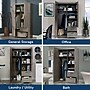 Sauder Select 71"H Storage Armoire, 2 Drawers, Silver Sycamore (426126)~#|#~sp317807136_sc7