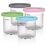 Ninja Creami Pints and Lids, 16 oz., Clear, 4/Pack (XSKPLD4BCD)~#|#~sp317808445_sc7