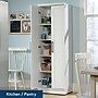 Sauder HomePlus 71"H Storage Cabinet with 5 Shelves, Soft White (422425)~#|#~sp317808714_sc7
