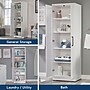 Sauder HomePlus 71"H Storage Cabinet with 5 Shelves, Soft White (422425)~#|#~sp317808715_sc7