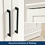 Sauder HomePlus 71"H Storage Cabinet with 5 Shelves, Soft White (422425)~#|#~sp317808718_sc7