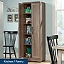 Sauder HomePlus 71"H Storage Cabinet with 5 Shelves, Salt Oak (422426)~#|#~sp317808758_sc7