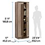 Sauder HomePlus 71"H Storage Cabinet with 5 Shelves, Salt Oak (422426)~#|#~sp317808760_sc7
