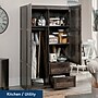Sauder Select 71"H Storage Armoire, 2 Drawers, Reclaimed Pine (427070)~#|#~sp317878916_sc7