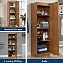 Sauder Select 60"H Storage Cabinet with 3 Shelves, Highland Oak (419983)~#|#~sp317878984_sc7