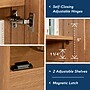 Sauder Select 60"H Storage Cabinet with 3 Shelves, Highland Oak (419983)~#|#~sp317878986_sc7