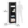 Sauder Select 60"H Storage Cabinet with 3 Shelves, Raven Oak (446897)~#|#~sp317879003_sc7